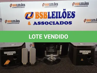LOTE 089 - 01 DVD PORTÁTIL, DUAS CAIXAS MULTIMÍDIA SUBWOOFER MARCA DELL E 01 PAR DE CAIXA DE SOM. (NO ESTADO) ATENÇÃO! FAZER A VISITAÇÃO ANTES DE ARREMATAR, NÃO SABEMOS SE FUNCIONA. LEILÃO NÃO TEM GARANTIA E NEM DEVOLUÇÃO, SUJEITO A POSSÍVEIS AVARIAS VISÍVEIS/OCULTAS E/OU AUSÊNCIA DE COMPONENTES.