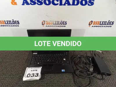 LOTE 033 - 01 NOTEBOOK MARCA DELL COM FONTE. (NO ESTADO) ATENÇÃO! FAZER A VISITAÇÃO ANTES DE ARREMATAR, NÃO SABEMOS SE FUNCIONA. LEILÃO NÃO TEM GARANTIA E NEM DEVOLUÇÃO, SUJEITO A POSSÍVEIS AVARIAS VISÍVEIS/OCULTAS E/OU AUSÊNCIA DE COMPONENTES.