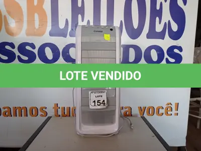 LOTE 154 - 01 CLIMATIZADOR MARCA CONSUL 220V. (NO ESTADO) ATENÇÃO! FAZER A VISITAÇÃO ANTES DE ARREMATAR, NÃO SABEMOS SE FUNCIONA. LEILÃO NÃO TEM GARANTIA E NEM DEVOLUÇÃO, SUJEITO A POSSÍVEIS AVARIAS VISÍVEIS/OCULTAS E/OU AUSÊNCIA DE COMPONENTES.