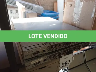 LOTE 287 - 02 SERVIDORES DA MARCA EMC MODELO DS4100B. (NO ESTADO) ATENÇÃO! FAZER A VISITAÇÃO ANTES DE ARREMATAR, NÃO SABEMOS SE FUNCIONA. LEILÃO NÃO TEM GARANTIA E NEM DEVOLUÇÃO, SUJEITO A POSSÍVEIS AVARIAS VISÍVEIS/OCULTAS E/OU AUSÊNCIA DE COMPONENTES.