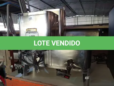 LOTE 076 - 02 CAFETEIRAS ELÉTRICAS EM INOX SENDO 01 MARCA UNIVERSAL E OUTRA UNISELL. (NO ESTADO) ATENÇÃO! FAZER A VISITAÇÃO ANTES DE ARREMATAR, NÃO SABEMOS SE FUNCIONA. LEILÃO NÃO TEM GARANTIA E NEM DEVOLUÇÃO, SUJEITO A POSSÍVEIS AVARIAS VISÍVEIS/OCULTAS E/OU AUSÊNCIA DE COMPONENTES.