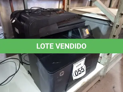 LOTE 055 - 01 IMPRESSORA MULTIFUNCIONAL MARCA HP. (NO ESTADO) ATENÇÃO! FAZER A VISITAÇÃO ANTES DE ARREMATAR, NÃO SABEMOS SE FUNCIONA. LEILÃO NÃO TEM GARANTIA E NEM DEVOLUÇÃO, SUJEITO A POSSÍVEIS AVARIAS VISÍVEIS/OCULTAS E/OU AUSÊNCIA DE COMPONENTES.