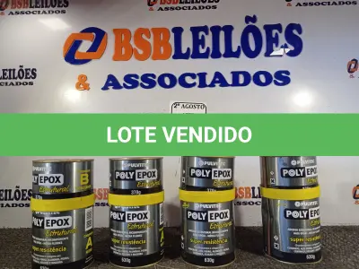 LOTE 280 - 04 ADESIVOS POLYEPOX 630G CADA. (NO ESTADO) ATENÇÃO! FAZER A VISITAÇÃO ANTES DE ARREMATAR, NÃO SABEMOS SE FUNCIONA. LEILÃO NÃO TEM GARANTIA E NEM DEVOLUÇÃO, SUJEITO A POSSÍVEIS AVARIAS VISÍVEIS/OCULTAS E/OU AUSÊNCIA DE COMPONENTES.