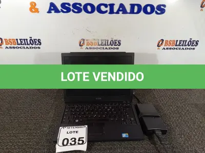 LOTE 035 - 01 NOTEBOOK MARCA DELL COM FONTE. (NO ESTADO) ATENÇÃO! FAZER A VISITAÇÃO ANTES DE ARREMATAR, NÃO SABEMOS SE FUNCIONA. LEILÃO NÃO TEM GARANTIA E NEM DEVOLUÇÃO, SUJEITO A POSSÍVEIS AVARIAS VISÍVEIS/OCULTAS E/OU AUSÊNCIA DE COMPONENTES.