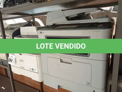 LOTE 284 - 07 IMPRESSORAS MARCAS E MODELOS DIVERSOS SENDO 02 MULTIFUNCIONAIS. (NO ESTADO) ATENÇÃO! FAZER A VISITAÇÃO ANTES DE ARREMATAR, NÃO SABEMOS SE FUNCIONA. LEILÃO NÃO TEM GARANTIA E NEM DEVOLUÇÃO, SUJEITO A POSSÍVEIS AVARIAS VISÍVEIS/OCULTAS E/OU AUSÊNCIA DE COMPONENTES.