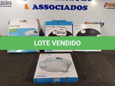 LOTE 013 - 04 BALANÇAS MULTILASER. (NO ESTADO) ATENÇÃO! FAZER A VISITAÇÃO ANTES DE ARREMATAR, NÃO SABEMOS SE FUNCIONA. LEILÃO NÃO TEM GARANTIA E NEM DEVOLUÇÃO, SUJEITO A POSSÍVEIS AVARIAS VISÍVEIS/OCULTAS E/OU AUSÊNCIA DE COMPONENTES.