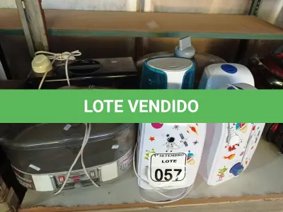 LOTE 057 - 07 UMIDIFICADORES DE ÁGUA, MARCAS E MODELOS DIVERSOS. (NO ESTADO) ATENÇÃO! FAZER A VISITAÇÃO ANTES DE ARREMATAR, NÃO SABEMOS SE FUNCIONA. LEILÃO NÃO TEM GARANTIA E NEM DEVOLUÇÃO, SUJEITO A POSSÍVEIS AVARIAS VISÍVEIS/OCULTAS E/OU AUSÊNCIA DE COMPONENTES.