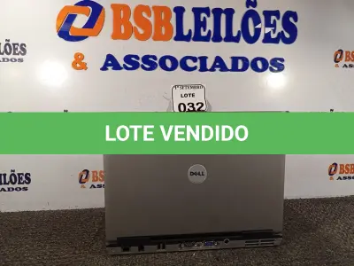 LOTE 032 - 01 NOTEBOOK MARCA DELL SEM FONTE. (NO ESTADO) ATENÇÃO! FAZER A VISITAÇÃO ANTES DE ARREMATAR, NÃO SABEMOS SE FUNCIONA. LEILÃO NÃO TEM GARANTIA E NEM DEVOLUÇÃO, SUJEITO A POSSÍVEIS AVARIAS VISÍVEIS/OCULTAS E/OU AUSÊNCIA DE COMPONENTES.