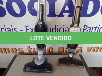 LOTE 048 - 02 ASPIRADORES DE PÓ PORTÁTIL 220V MARCAS ELECTROLUX E LITHIUM. (NO ESTADO) ATENÇÃO! FAZER A VISITAÇÃO ANTES DE ARREMATAR, NÃO SABEMOS SE FUNCIONA. LEILÃO NÃO TEM GARANTIA E NEM DEVOLUÇÃO, SUJEITO A POSSÍVEIS AVARIAS VISÍVEIS/OCULTAS E/OU AUSÊNCIA DE COMPONENTES.