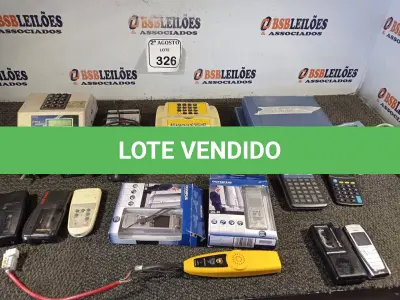 LOTE 326 - 01 LOTE COM ELETRÔNICOS DE MARCAS E MODELOS DIVERSOS. (NO ESTADO) ATENÇÃO! FAZER A VISITAÇÃO ANTES DE ARREMATAR, NÃO SABEMOS SE FUNCIONA. LEILÃO NÃO TEM GARANTIA E NEM DEVOLUÇÃO, SUJEITO A POSSÍVEIS AVARIAS VISÍVEIS/OCULTAS E/OU AUSÊNCIA DE COMPONENTES.