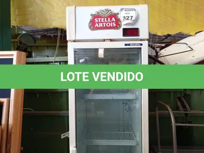 LOTE 327 - 01 CERVEJEIRO STELLA ARTOIS PORTA EM VIDRO MARCA METAL FRIO 220 VOLTS. (NO ESTADO) ATENÇÃO! FAZER A VISITAÇÃO ANTES DE ARREMATAR, NÃO SABEMOS SE FUNCIONA. LEILÃO NÃO TEM GARANTIA E NEM DEVOLUÇÃO, SUJEITO A POSSÍVEIS AVARIAS VISÍVEIS/OCULTAS E/OU AUSÊNCIA DE COMPONENTES.
