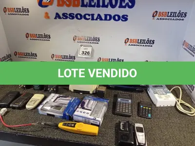 LOTE 326 - 01 LOTE COM ELETRÔNICOS DE MARCAS E MODELOS DIVERSOS. (NO ESTADO) ATENÇÃO! FAZER A VISITAÇÃO ANTES DE ARREMATAR, NÃO SABEMOS SE FUNCIONA. LEILÃO NÃO TEM GARANTIA E NEM DEVOLUÇÃO, SUJEITO A POSSÍVEIS AVARIAS VISÍVEIS/OCULTAS E/OU AUSÊNCIA DE COMPONENTES.