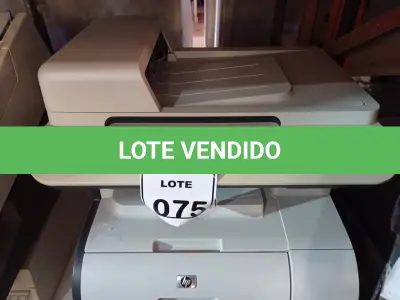 LOTE 075 - 01 IMPRESSORA MULTIFUNCIONAL COLORIDA MARCA HP MODELO CM2320NF. (NO ESTADO) ATENÇÃO! FAZER A VISITAÇÃO ANTES DE ARREMATAR, NÃO SABEMOS SE FUNCIONA. LEILÃO NÃO TEM GARANTIA E NEM DEVOLUÇÃO, SUJEITO A POSSÍVEIS AVARIAS VISÍVEIS/OCULTAS E/OU AUSÊNCIA DE COMPONENTES.