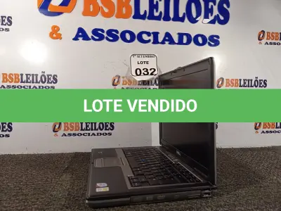 LOTE 032 - 01 NOTEBOOK MARCA DELL SEM FONTE. (NO ESTADO) ATENÇÃO! FAZER A VISITAÇÃO ANTES DE ARREMATAR, NÃO SABEMOS SE FUNCIONA. LEILÃO NÃO TEM GARANTIA E NEM DEVOLUÇÃO, SUJEITO A POSSÍVEIS AVARIAS VISÍVEIS/OCULTAS E/OU AUSÊNCIA DE COMPONENTES.