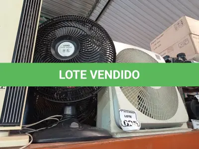 LOTE 095 - 01 LOTE COM VÁRIOS VENTILADORES, MARCAS E MODELOS DIVERSOS COM AVARIAS. (NO ESTADO) ATENÇÃO! FAZER A VISITAÇÃO ANTES DE ARREMATAR, NÃO SABEMOS SE FUNCIONA. LEILÃO NÃO TEM GARANTIA E NEM DEVOLUÇÃO, SUJEITO A POSSÍVEIS AVARIAS VISÍVEIS/OCULTAS E/OU AUSÊNCIA DE COMPONENTES.