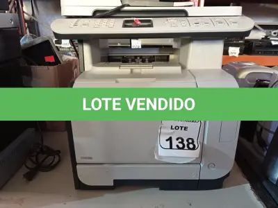 LOTE 138 - 01 IMPRESSORA MULTIFUNCIONAL COLORIDA MARCA HP MODELO CM2320NF. (NO ESTADO) ATENÇÃO! FAZER A VISITAÇÃO ANTES DE ARREMATAR, NÃO SABEMOS SE FUNCIONA. LEILÃO NÃO TEM GARANTIA E NEM DEVOLUÇÃO, SUJEITO A POSSÍVEIS AVARIAS VISÍVEIS/OCULTAS E/OU AUSÊNCIA DE COMPONENTES.