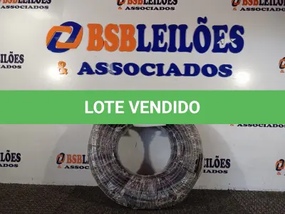 LOTE 080 - 01 ROLO DE FIO FLEXÍVEL 1X10,00MM NA COR PRETA. (NO ESTADO) ATENÇÃO! FAZER A VISITAÇÃO ANTES DE ARREMATAR, NÃO SABEMOS SE FUNCIONA. LEILÃO NÃO TEM GARANTIA E NEM DEVOLUÇÃO, SUJEITO A POSSÍVEIS AVARIAS VISÍVEIS/OCULTAS E/OU AUSÊNCIA DE COMPONENTES.