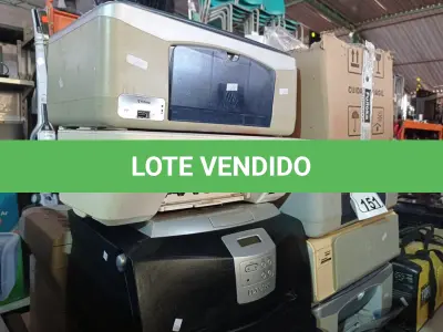 LOTE 151 - 13 IMPRESSORAS MARCAS E MODELOS DIVERSOS, 01 ESTABILIZADOR E DIVERSOS TONERS. (NO ESTADO) ATENÇÃO! FAZER A VISITAÇÃO ANTES DE ARREMATAR, NÃO SABEMOS SE FUNCIONA. LEILÃO NÃO TEM GARANTIA E NEM DEVOLUÇÃO, SUJEITO A POSSÍVEIS AVARIAS VISÍVEIS/OCULTAS E/OU AUSÊNCIA DE COMPONENTES.