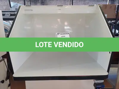 LOTE 259 - 01 CABINE ASSÉPTICA. (NO ESTADO) ATENÇÃO! FAZER A VISITAÇÃO ANTES DE ARREMATAR, NÃO SABEMOS SE FUNCIONA. LEILÃO NÃO TEM GARANTIA E NEM DEVOLUÇÃO, SUJEITO A POSSÍVEIS AVARIAS VISÍVEIS/OCULTAS E/OU AUSÊNCIA DE COMPONENTES.