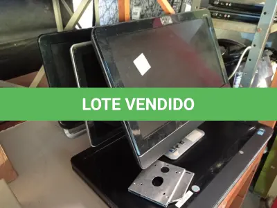 LOTE 096 - 04 COMPUTADORES ALL IN ONE PARA A RETIRADA DE PEÇAS. (NO ESTADO) ATENÇÃO! FAZER A VISITAÇÃO ANTES DE ARREMATAR, NÃO SABEMOS SE FUNCIONA. LEILÃO NÃO TEM GARANTIA E NEM DEVOLUÇÃO, SUJEITO A POSSÍVEIS AVARIAS VISÍVEIS/OCULTAS E/OU AUSÊNCIA DE COMPONENTES.