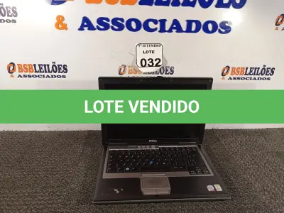 LOTE 032 - 01 NOTEBOOK MARCA DELL SEM FONTE. (NO ESTADO) ATENÇÃO! FAZER A VISITAÇÃO ANTES DE ARREMATAR, NÃO SABEMOS SE FUNCIONA. LEILÃO NÃO TEM GARANTIA E NEM DEVOLUÇÃO, SUJEITO A POSSÍVEIS AVARIAS VISÍVEIS/OCULTAS E/OU AUSÊNCIA DE COMPONENTES.