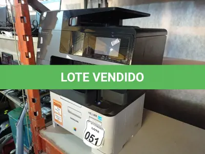 LOTE 051 - 02 IMPRESSORAS SENDO 01 HP MULTIFUNCIONAL. (NO ESTADO) ATENÇÃO! FAZER A VISITAÇÃO ANTES DE ARREMATAR, NÃO SABEMOS SE FUNCIONA. LEILÃO NÃO TEM GARANTIA E NEM DEVOLUÇÃO, SUJEITO A POSSÍVEIS AVARIAS VISÍVEIS/OCULTAS E/OU AUSÊNCIA DE COMPONENTES.
