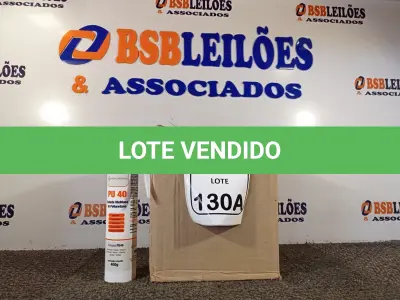 LOTE 130 - 01 CAIXA COM 12 UNIDADES DE PU NA COR PRETA. (NO ESTADO) ATENÇÃO! FAZER A VISITAÇÃO ANTES DE ARREMATAR, NÃO SABEMOS SE FUNCIONA. LEILÃO NÃO TEM GARANTIA E NEM DEVOLUÇÃO, SUJEITO A POSSÍVEIS AVARIAS VISÍVEIS/OCULTAS E/OU AUSÊNCIA DE COMPONENTES.