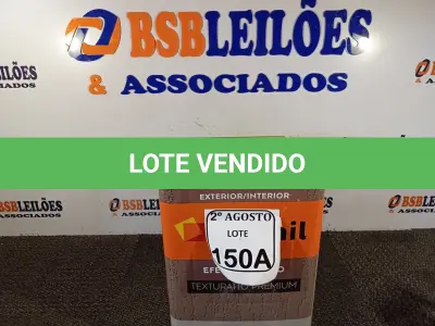 LOTE 150 - 01 LATA DE TINTA TEXTURATTO PREMIUM EFEITO RÚSTICO INTERIOR/EXTERIOR SUVINIL 25KG. (NO ESTADO) ATENÇÃO! FAZER A VISITAÇÃO ANTES DE ARREMATAR, NÃO SABEMOS SE FUNCIONA. LEILÃO NÃO TEM GARANTIA E NEM DEVOLUÇÃO, SUJEITO A POSSÍVEIS AVARIAS VISÍVEIS/OCULTAS E/OU AUSÊNCIA DE COMPONENTES.