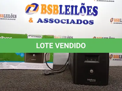 LOTE 071 - 01 NOBREAK MARCA INTELBRAS MODELO XNB 1200 VA. (NO ESTADO) ATENÇÃO! FAZER A VISITAÇÃO ANTES DE ARREMATAR, NÃO SABEMOS SE FUNCIONA. LEILÃO NÃO TEM GARANTIA E NEM DEVOLUÇÃO, SUJEITO A POSSÍVEIS AVARIAS VISÍVEIS/OCULTAS E/OU AUSÊNCIA DE COMPONENTES.