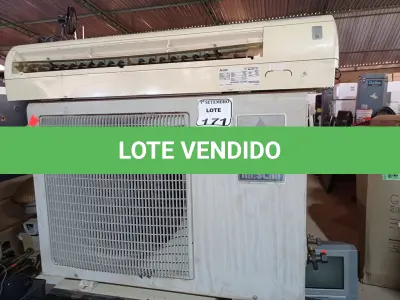 LOTE 171 - 01 CONDENSADORA, 01 EVAPORADORA AMBAS MARCA MITSUBISH. (NO ESTADO) ATENÇÃO! FAZER A VISITAÇÃO ANTES DE ARREMATAR, NÃO SABEMOS SE FUNCIONA. LEILÃO NÃO TEM GARANTIA E NEM DEVOLUÇÃO, SUJEITO A POSSÍVEIS AVARIAS VISÍVEIS/OCULTAS E/OU AUSÊNCIA DE COMPONENTES.