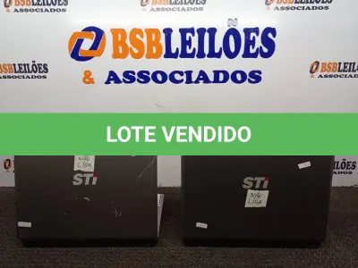 LOTE 105 - 02 NOTEBOOKS MARCA STI PARA A RETIRADA DE PEÇAS. (NO ESTADO) ATENÇÃO! FAZER A VISITAÇÃO ANTES DE ARREMATAR, NÃO SABEMOS SE FUNCIONA. LEILÃO NÃO TEM GARANTIA E NEM DEVOLUÇÃO, SUJEITO A POSSÍVEIS AVARIAS VISÍVEIS/OCULTAS E/OU AUSÊNCIA DE COMPONENTES.