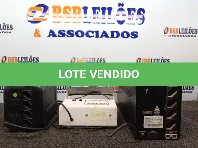 LOTE 128 - 01 NOBREAK, 01 ESTABILIZADOR E 01 SELADORA. (NO ESTADO) ATENÇÃO! FAZER A VISITAÇÃO ANTES DE ARREMATAR, NÃO SABEMOS SE FUNCIONA. LEILÃO NÃO TEM GARANTIA E NEM DEVOLUÇÃO, SUJEITO A POSSÍVEIS AVARIAS VISÍVEIS/OCULTAS E/OU AUSÊNCIA DE COMPONENTES.