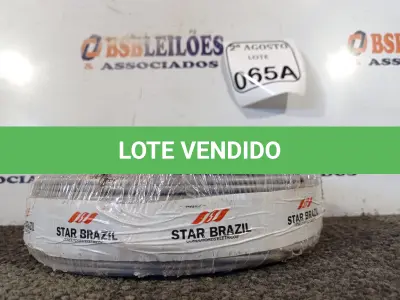 LOTE 065 - 01 ROLO DE FIO FLEXÍVEL 1X4,00MM NA COR CINZA.  (NO ESTADO) ATENÇÃO! FAZER A VISITAÇÃO ANTES DE ARREMATAR, NÃO SABEMOS SE FUNCIONA. LEILÃO NÃO TEM GARANTIA E NEM DEVOLUÇÃO, SUJEITO A POSSÍVEIS AVARIAS VISÍVEIS/OCULTAS E/OU AUSÊNCIA DE COMPONENTES.
