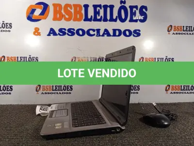 LOTE 039 - 01 NOTEBOOK MARCA HP SEM FONTE COM MOUSE. (NO ESTADO) ATENÇÃO! FAZER A VISITAÇÃO ANTES DE ARREMATAR, NÃO SABEMOS SE FUNCIONA. LEILÃO NÃO TEM GARANTIA E NEM DEVOLUÇÃO, SUJEITO A POSSÍVEIS AVARIAS VISÍVEIS/OCULTAS E/OU AUSÊNCIA DE COMPONENTES.