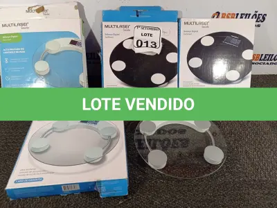 LOTE 013 - 04 BALANÇAS MULTILASER. (NO ESTADO) ATENÇÃO! FAZER A VISITAÇÃO ANTES DE ARREMATAR, NÃO SABEMOS SE FUNCIONA. LEILÃO NÃO TEM GARANTIA E NEM DEVOLUÇÃO, SUJEITO A POSSÍVEIS AVARIAS VISÍVEIS/OCULTAS E/OU AUSÊNCIA DE COMPONENTES.