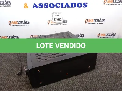 LOTE 090 - 01 RECEIVER MARCA MARANTZ MODELO SR870. (NO ESTADO) ATENÇÃO! FAZER A VISITAÇÃO ANTES DE ARREMATAR, NÃO SABEMOS SE FUNCIONA. LEILÃO NÃO TEM GARANTIA E NEM DEVOLUÇÃO, SUJEITO A POSSÍVEIS AVARIAS VISÍVEIS/OCULTAS E/OU AUSÊNCIA DE COMPONENTES.