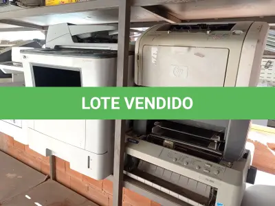 LOTE 284 - 07 IMPRESSORAS MARCAS E MODELOS DIVERSOS SENDO 02 MULTIFUNCIONAIS. (NO ESTADO) ATENÇÃO! FAZER A VISITAÇÃO ANTES DE ARREMATAR, NÃO SABEMOS SE FUNCIONA. LEILÃO NÃO TEM GARANTIA E NEM DEVOLUÇÃO, SUJEITO A POSSÍVEIS AVARIAS VISÍVEIS/OCULTAS E/OU AUSÊNCIA DE COMPONENTES.