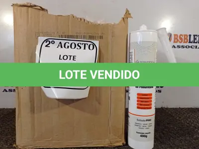 LOTE 190 - 01 CAIXA COM 12UNIDADES DE PU NA COR BRANCA. (NO ESTADO) ATENÇÃO! FAZER A VISITAÇÃO ANTES DE ARREMATAR, NÃO SABEMOS SE FUNCIONA. LEILÃO NÃO TEM GARANTIA E NEM DEVOLUÇÃO, SUJEITO A POSSÍVEIS AVARIAS VISÍVEIS/OCULTAS E/OU AUSÊNCIA DE COMPONENTES.