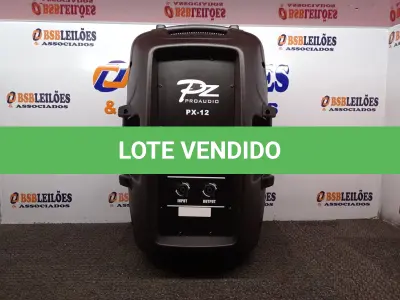 LOTE 135 - 01 CAIXA DE SOM PZ PRO PASSIVE MODELO PX-12. (NO ESTADO) ATENÇÃO! FAZER A VISITAÇÃO ANTES DE ARREMATAR, NÃO SABEMOS SE FUNCIONA. LEILÃO NÃO TEM GARANTIA E NEM DEVOLUÇÃO, SUJEITO A POSSÍVEIS AVARIAS VISÍVEIS/OCULTAS E/OU AUSÊNCIA DE COMPONENTES.