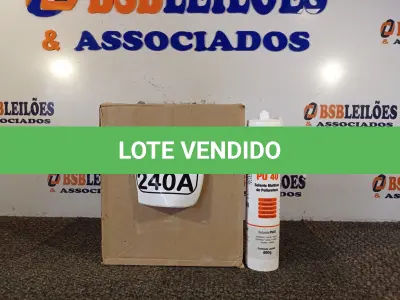 LOTE 240 - 01 CAIXA COM 12UNIDADES DE PU NA COR PRETO. (NO ESTADO) ATENÇÃO! FAZER A VISITAÇÃO ANTES DE ARREMATAR, NÃO SABEMOS SE FUNCIONA. LEILÃO NÃO TEM GARANTIA E NEM DEVOLUÇÃO, SUJEITO A POSSÍVEIS AVARIAS VISÍVEIS/OCULTAS E/OU AUSÊNCIA DE COMPONENTES.