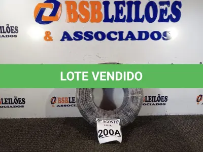 LOTE 200 - 01 ROLO DE FIO FLEXÍVEL 1X10,00MM NA COR PRETA. (NO ESTADO) ATENÇÃO! FAZER A VISITAÇÃO ANTES DE ARREMATAR, NÃO SABEMOS SE FUNCIONA. LEILÃO NÃO TEM GARANTIA E NEM DEVOLUÇÃO, SUJEITO A POSSÍVEIS AVARIAS VISÍVEIS/OCULTAS E/OU AUSÊNCIA DE COMPONENTES.