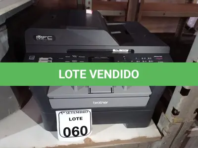 LOTE 060 - 01 IMPRESSORA MULTIFUNCIONAL MARCA BROTHER MODELO MFC-7460DN. (NO ESTADO) ATENÇÃO! FAZER A VISITAÇÃO ANTES DE ARREMATAR, NÃO SABEMOS SE FUNCIONA. LEILÃO NÃO TEM GARANTIA E NEM DEVOLUÇÃO, SUJEITO A POSSÍVEIS AVARIAS VISÍVEIS/OCULTAS E/OU AUSÊNCIA DE COMPONENTES.