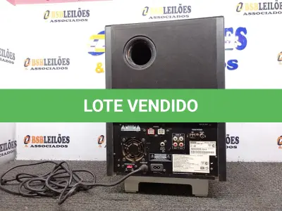 LOTE 077 - 01 CAIXA DE SOM 220V MARCA PHILIPS MODELO SW6600/55. (NO ESTADO) ATENÇÃO! FAZER A VISITAÇÃO ANTES DE ARREMATAR, NÃO SABEMOS SE FUNCIONA. LEILÃO NÃO TEM GARANTIA E NEM DEVOLUÇÃO, SUJEITO A POSSÍVEIS AVARIAS VISÍVEIS/OCULTAS E/OU AUSÊNCIA DE COMPONENTES.