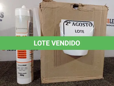 LOTE 130 - 01 CAIXA COM 12 UNIDADES DE PU NA COR PRETA. (NO ESTADO) ATENÇÃO! FAZER A VISITAÇÃO ANTES DE ARREMATAR, NÃO SABEMOS SE FUNCIONA. LEILÃO NÃO TEM GARANTIA E NEM DEVOLUÇÃO, SUJEITO A POSSÍVEIS AVARIAS VISÍVEIS/OCULTAS E/OU AUSÊNCIA DE COMPONENTES.