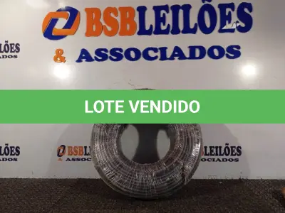 LOTE 280 - 01 ROLO DE FIO FLEXÍVEL 1X10,00MM NA COR PRETA. (NO ESTADO) ATENÇÃO! FAZER A VISITAÇÃO ANTES DE ARREMATAR, NÃO SABEMOS SE FUNCIONA. LEILÃO NÃO TEM GARANTIA E NEM DEVOLUÇÃO, SUJEITO A POSSÍVEIS AVARIAS VISÍVEIS/OCULTAS E/OU AUSÊNCIA DE COMPONENTES.
