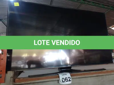 LOTE 062 - 01 TV SAMSUMG 48 POLEGADAS 220V. (NO ESTADO) ATENÇÃO! FAZER A VISITAÇÃO ANTES DE ARREMATAR, NÃO SABEMOS SE FUNCIONA. LEILÃO NÃO TEM GARANTIA E NEM DEVOLUÇÃO, SUJEITO A POSSÍVEIS AVARIAS VISÍVEIS/OCULTAS E/OU AUSÊNCIA DE COMPONENTES.