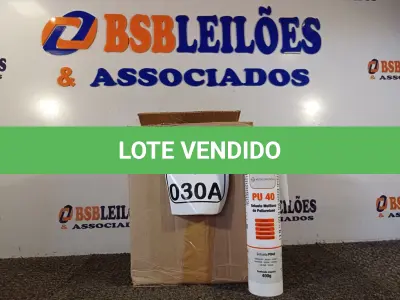 LOTE 030 - 01 CAIXA COM 12UNIDADES DE PU  NA COR BRANCA. (NO ESTADO) ATENÇÃO! FAZER A VISITAÇÃO ANTES DE ARREMATAR, NÃO SABEMOS SE FUNCIONA. LEILÃO NÃO TEM GARANTIA E NEM DEVOLUÇÃO, SUJEITO A POSSÍVEIS AVARIAS VISÍVEIS/OCULTAS E/OU AUSÊNCIA DE COMPONENTES.