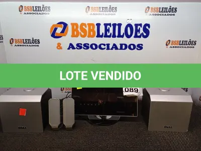LOTE 089 - 01 DVD PORTÁTIL, DUAS CAIXAS MULTIMÍDIA SUBWOOFER MARCA DELL E 01 PAR DE CAIXA DE SOM. (NO ESTADO) ATENÇÃO! FAZER A VISITAÇÃO ANTES DE ARREMATAR, NÃO SABEMOS SE FUNCIONA. LEILÃO NÃO TEM GARANTIA E NEM DEVOLUÇÃO, SUJEITO A POSSÍVEIS AVARIAS VISÍVEIS/OCULTAS E/OU AUSÊNCIA DE COMPONENTES.