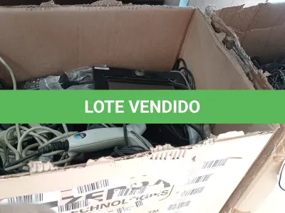 LOTE 273 - 01 LOTE COM VÁRIOS LEITORES DE CÓDIGOS DE BARRAS E MOUSES. (NO ESTADO) ATENÇÃO! FAZER A VISITAÇÃO ANTES DE ARREMATAR, NÃO SABEMOS SE FUNCIONA. LEILÃO NÃO TEM GARANTIA E NEM DEVOLUÇÃO, SUJEITO A POSSÍVEIS AVARIAS VISÍVEIS/OCULTAS E/OU AUSÊNCIA DE COMPONENTES.