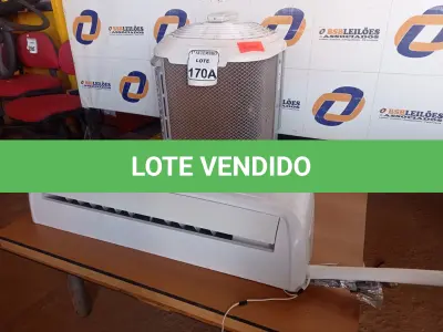 LOTE 170 - 01 CONDENSADORA E 01 VAPORIZADORA MARCA ELECTROLUX. (NO ESTADO) ATENÇÃO! FAZER A VISITAÇÃO ANTES DE ARREMATAR, NÃO SABEMOS SE FUNCIONA. LEILÃO NÃO TEM GARANTIA E NEM DEVOLUÇÃO, SUJEITO A POSSÍVEIS AVARIAS VISÍVEIS/OCULTAS E/OU AUSÊNCIA DE COMPONENTES.